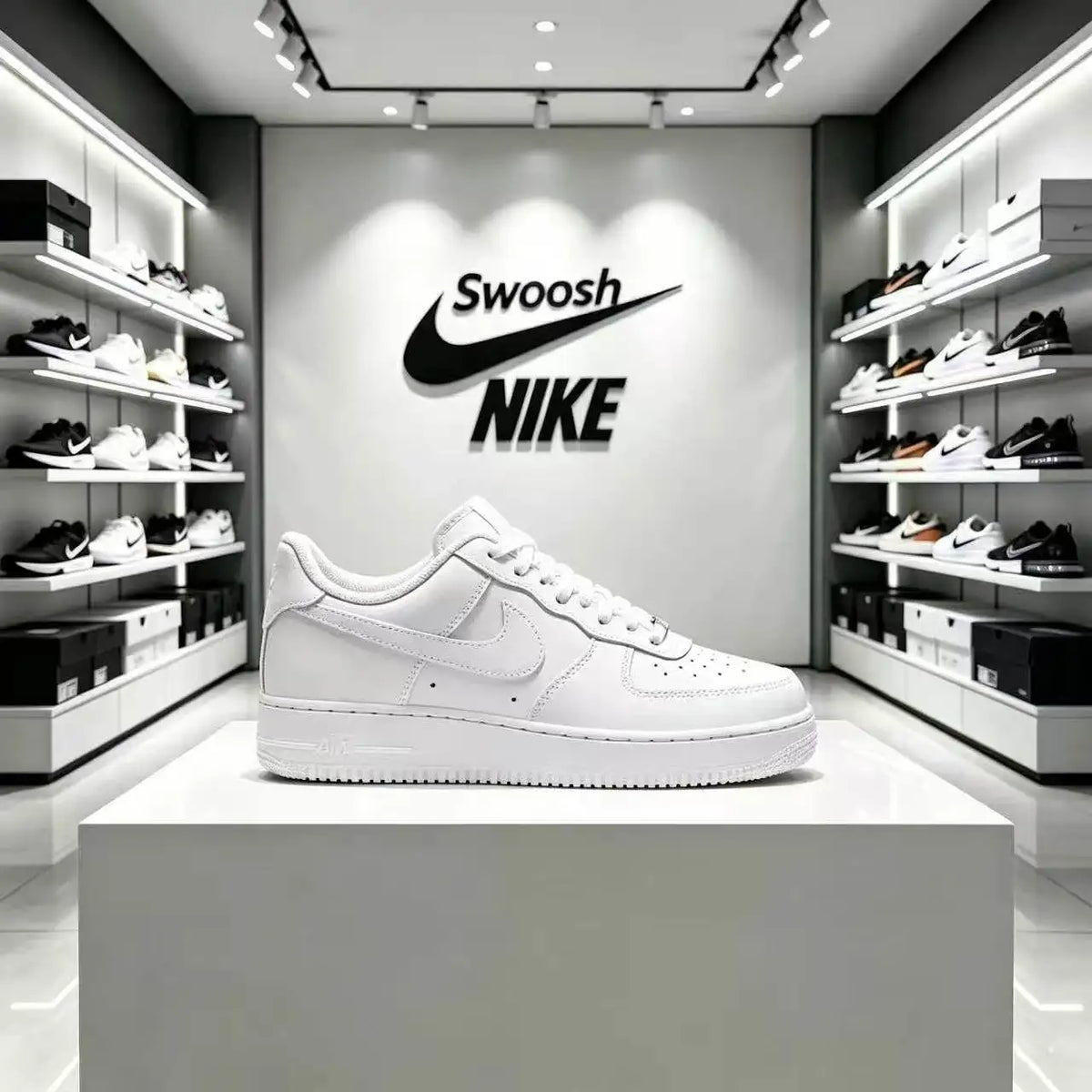 Uniszex Bőr Retro Alacsony Szárú Sportcipő
