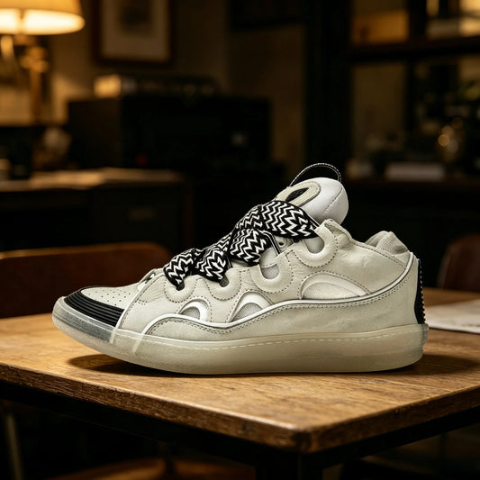 Uniszex Streetwear Sportcipő Kerek Orral Fűzős