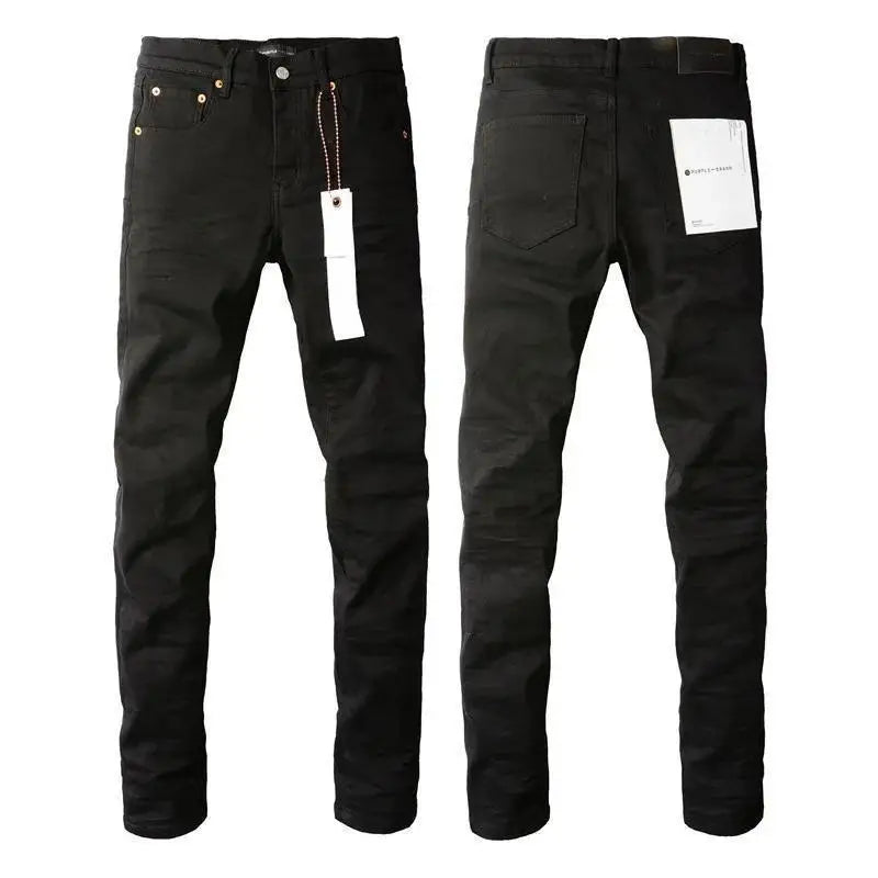 K01-1 Szín Férfi Szaggatott Farmer Nadrág Festékpöttyös Streetwear