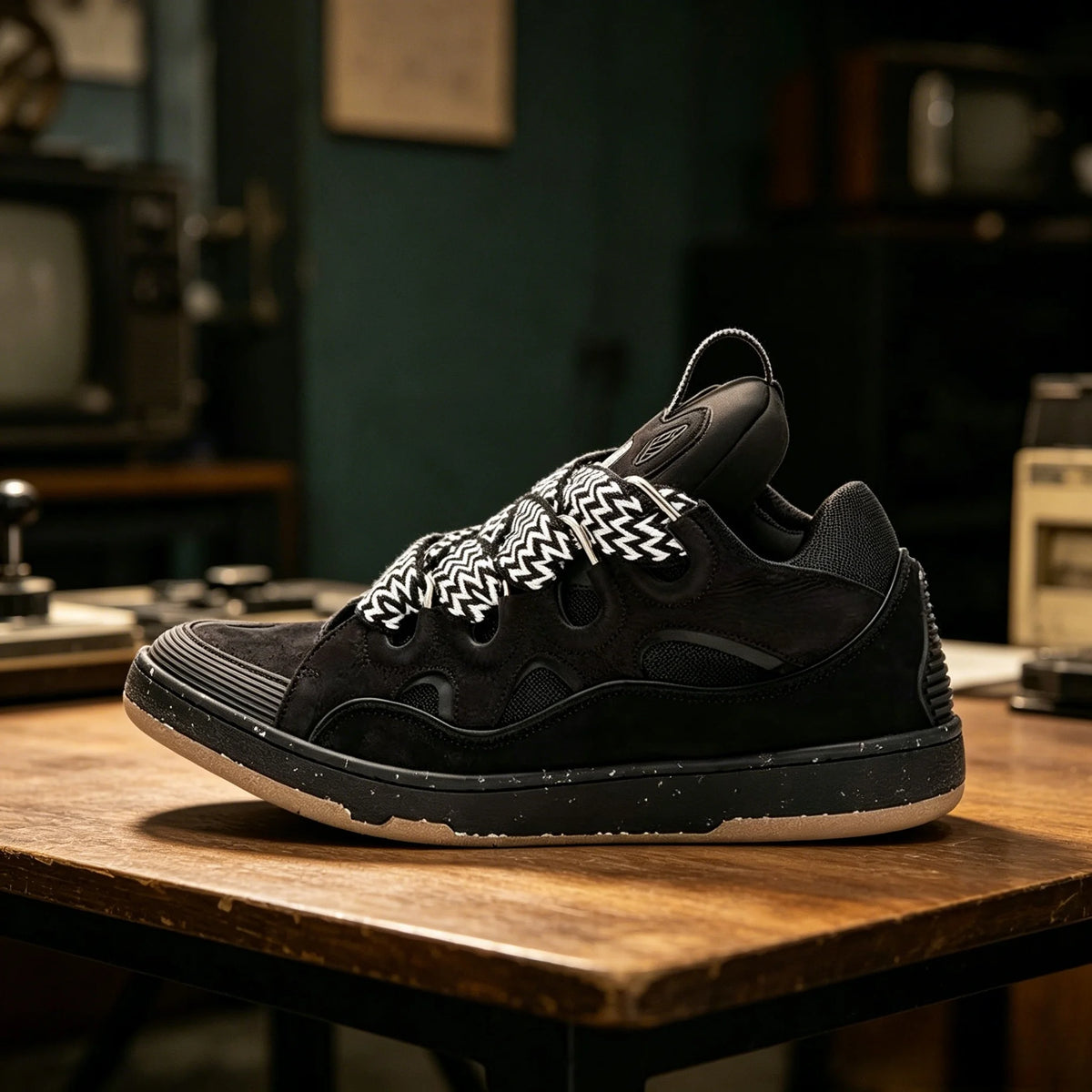 Uniszex Streetwear Sportcipő Kerek Orral Fűzős