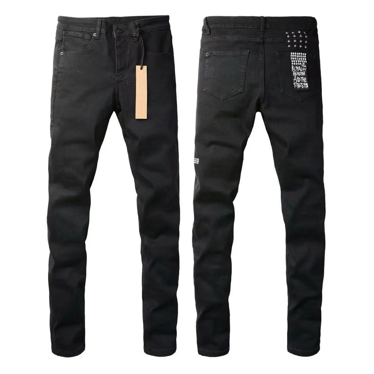 K23 Szín Férfi Szaggatott Farmer Nadrág Festékpöttyös Streetwear